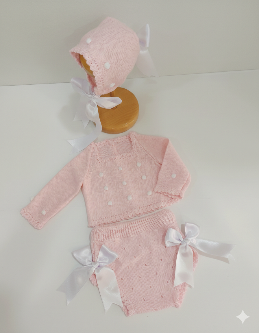 PELELE DOS PIEZAS MAS CAPOTA HILO