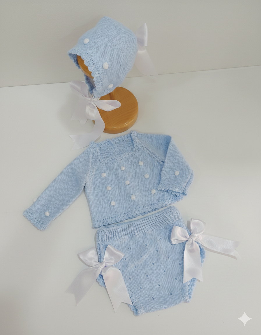 PELELE DOS PIEZAS MAS CAPOTA HILO