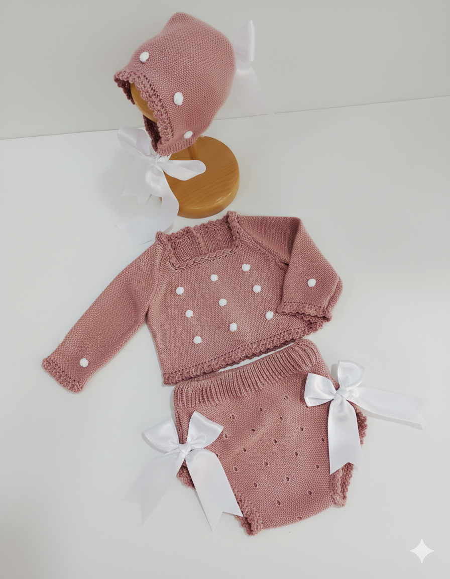 PELELE DOS PIEZAS MAS CAPOTA HILO