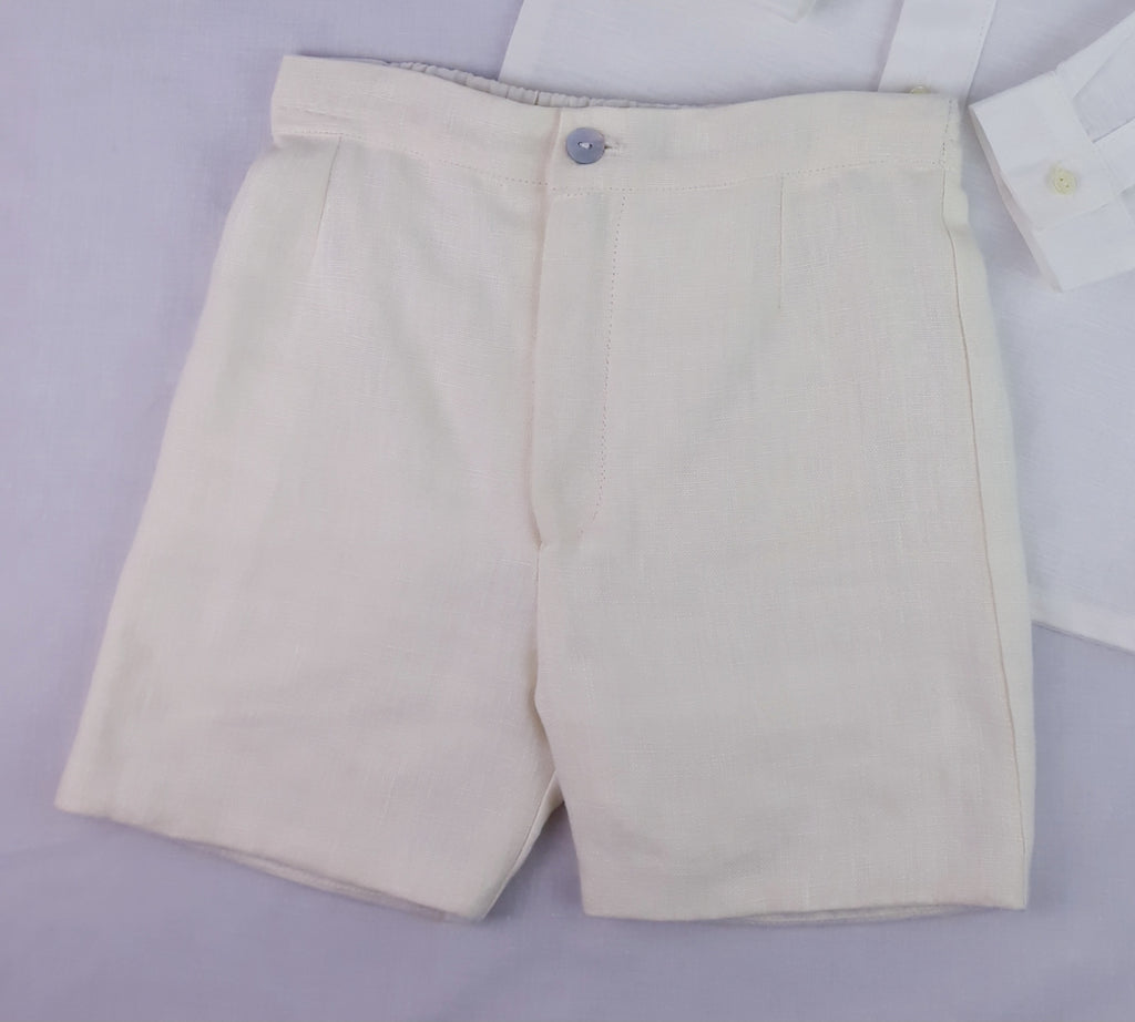 PANTALON BERMUDA LINO CEREMONIA