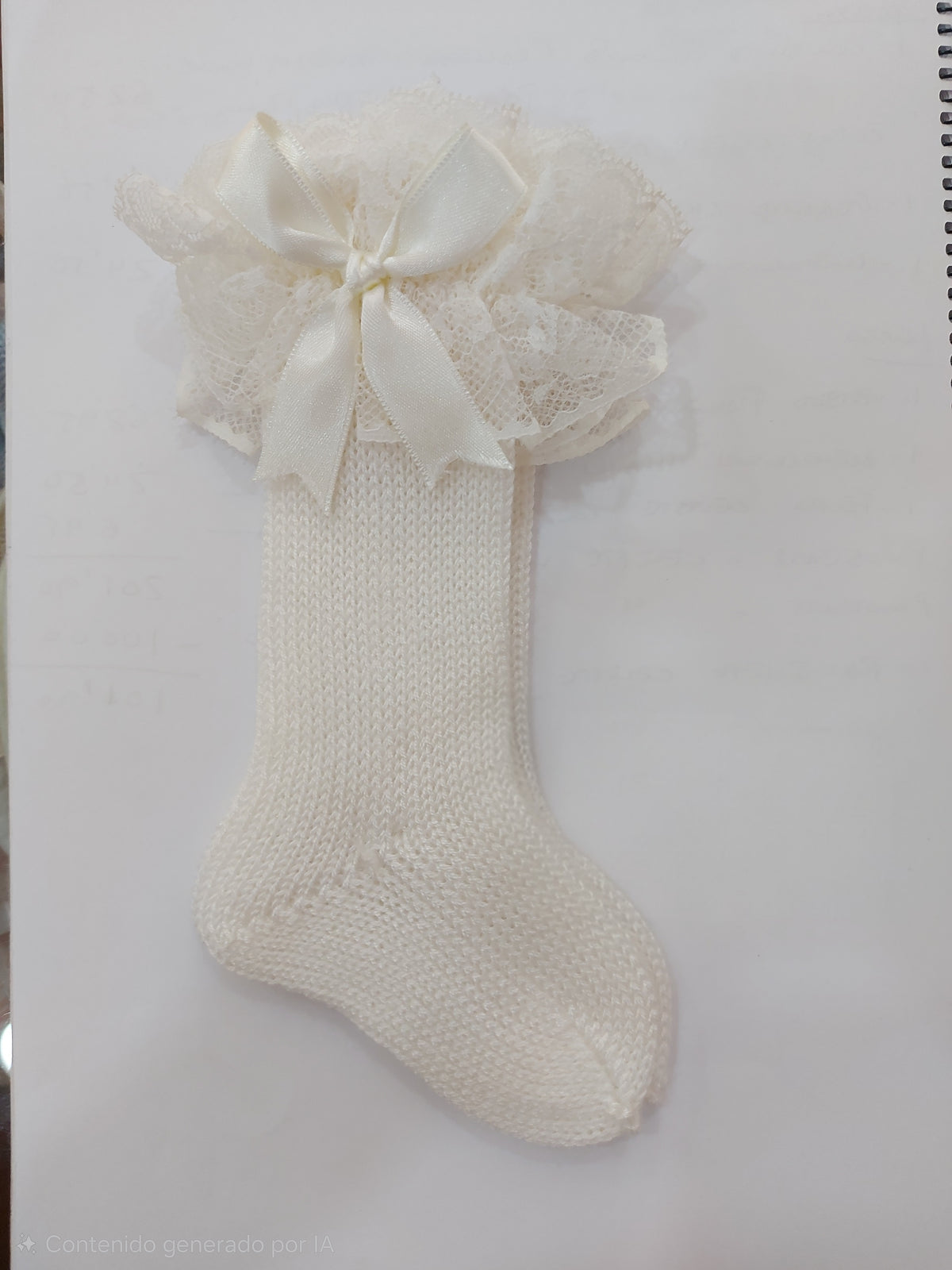CALCETINES ENCAJES HILO