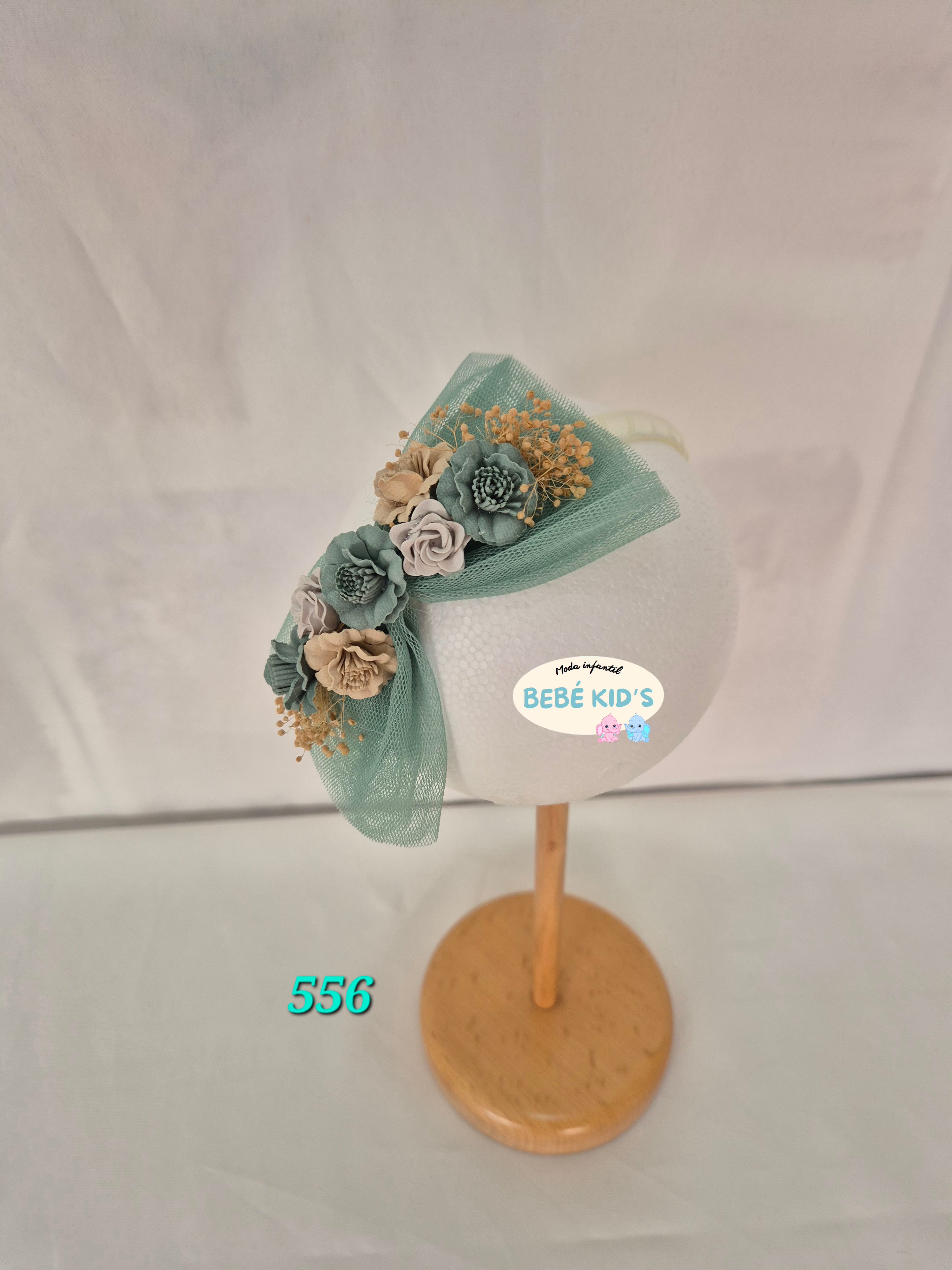 Diadema tul flor 557 tocados