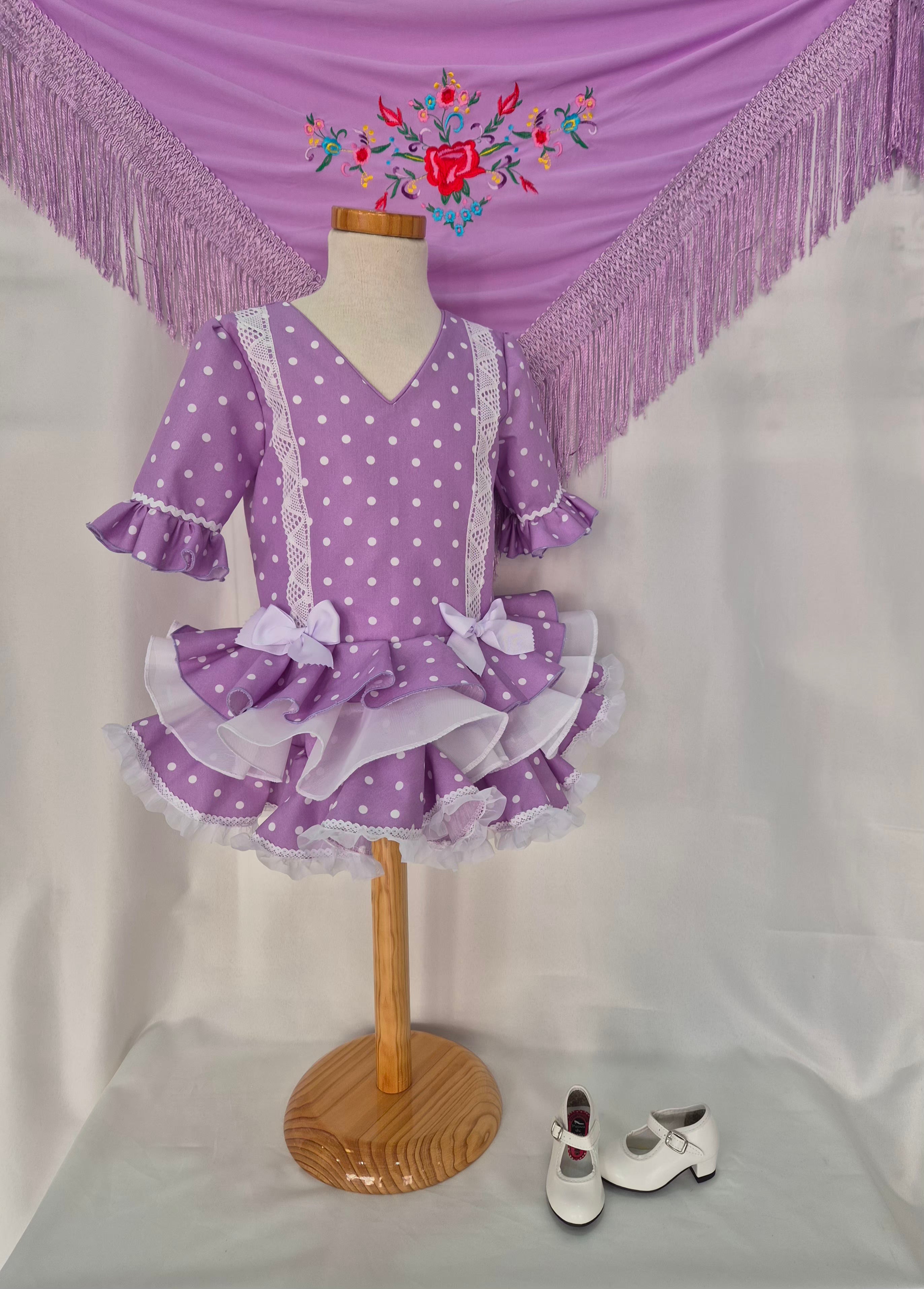 VESTIDO FLAMENCA LUNAR