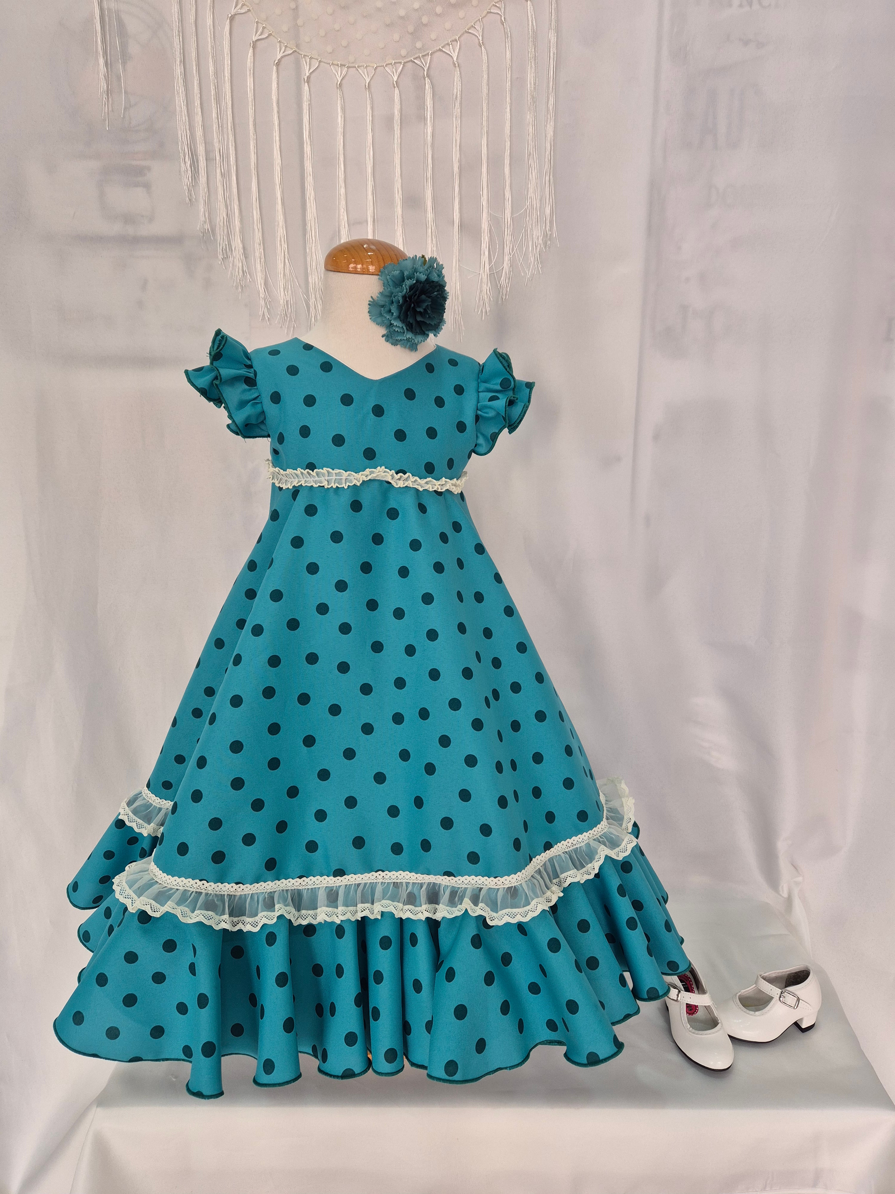 BATA FLAMENCA CAPA UN VOLANTE
