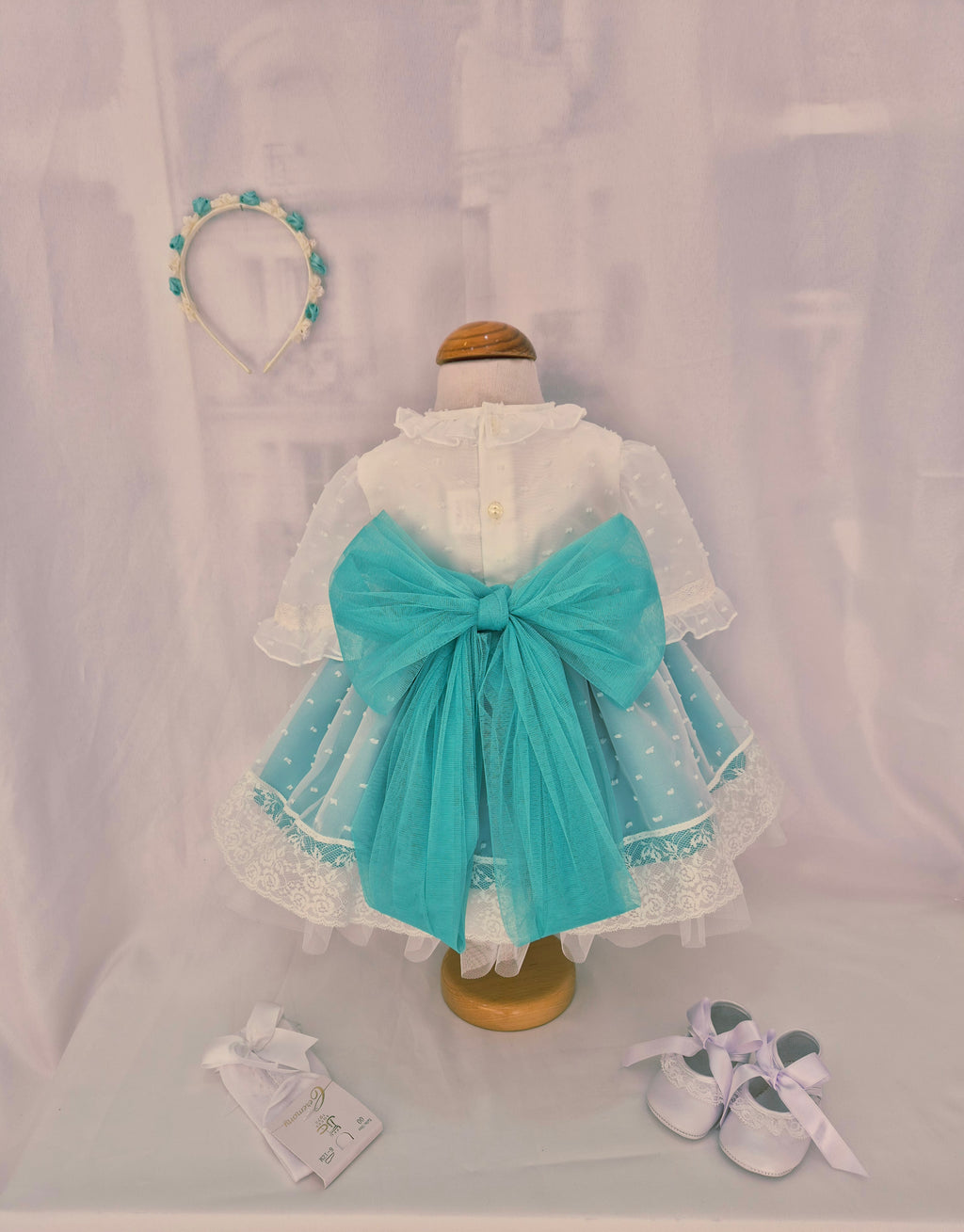 Vestido Ceremonia Abril media manga