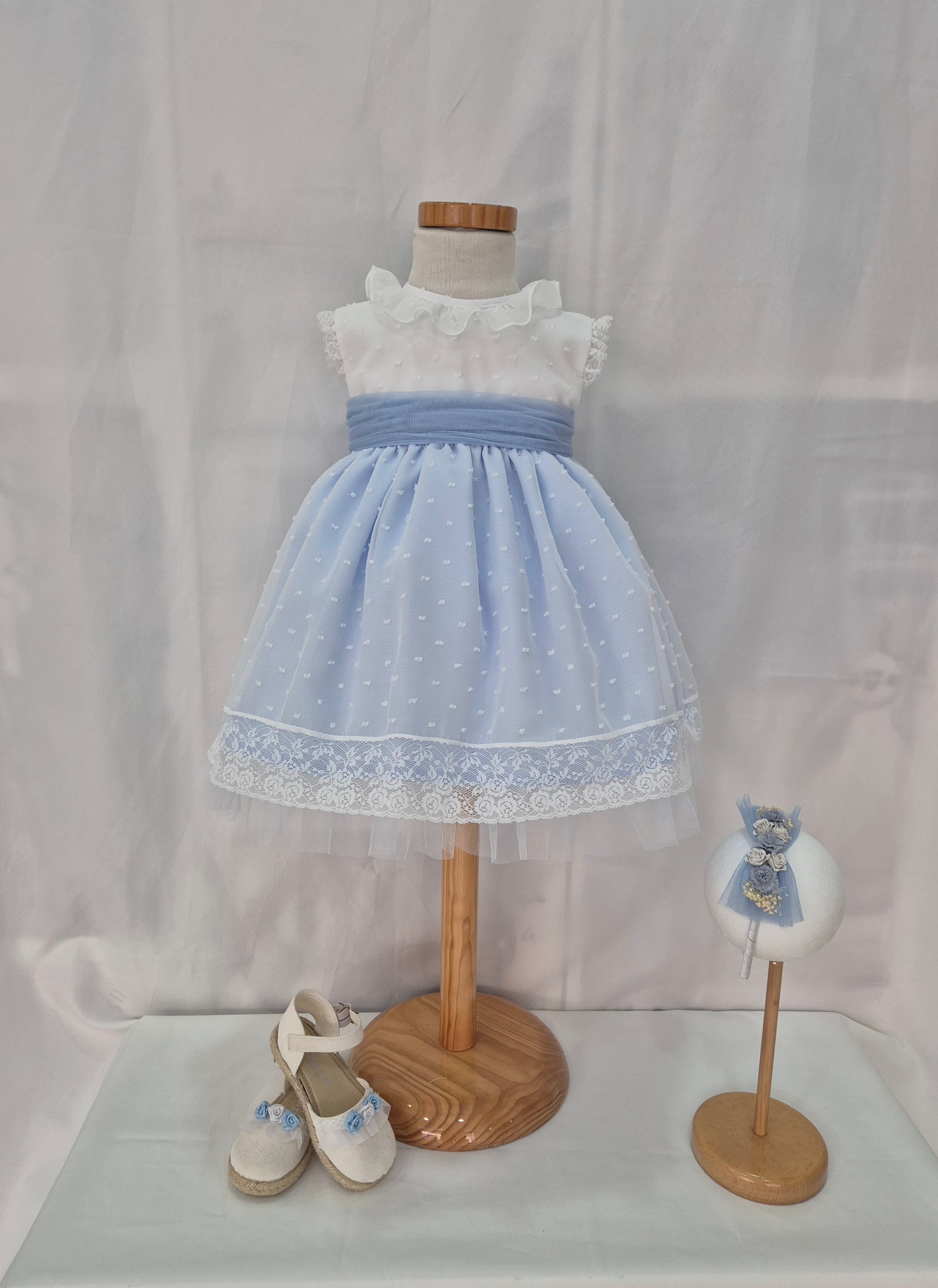 VESTIDO ABRIL SIN MANGAS ESPALDA PICO CEREMONIA
