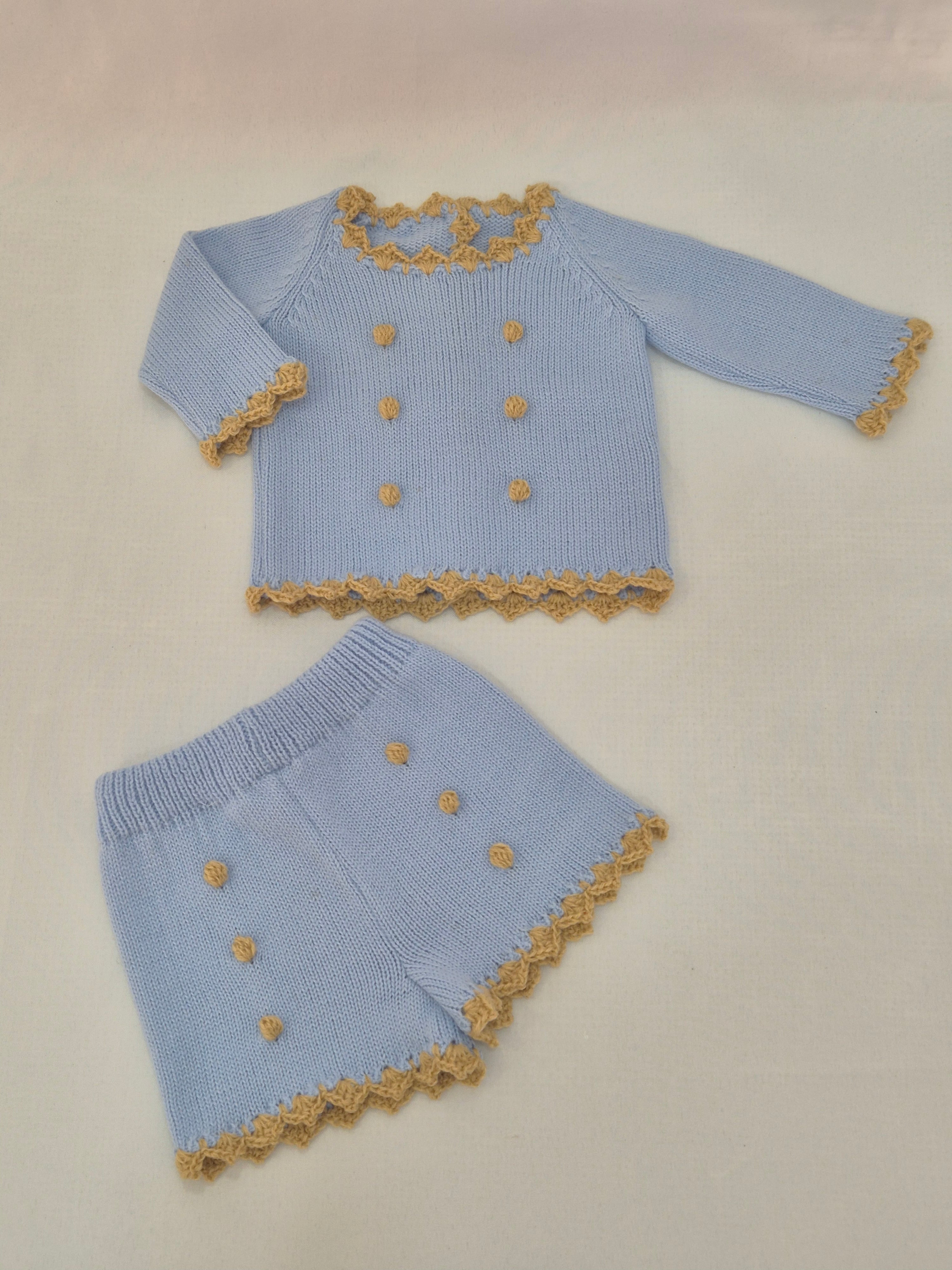 Conjunto lana bodoques