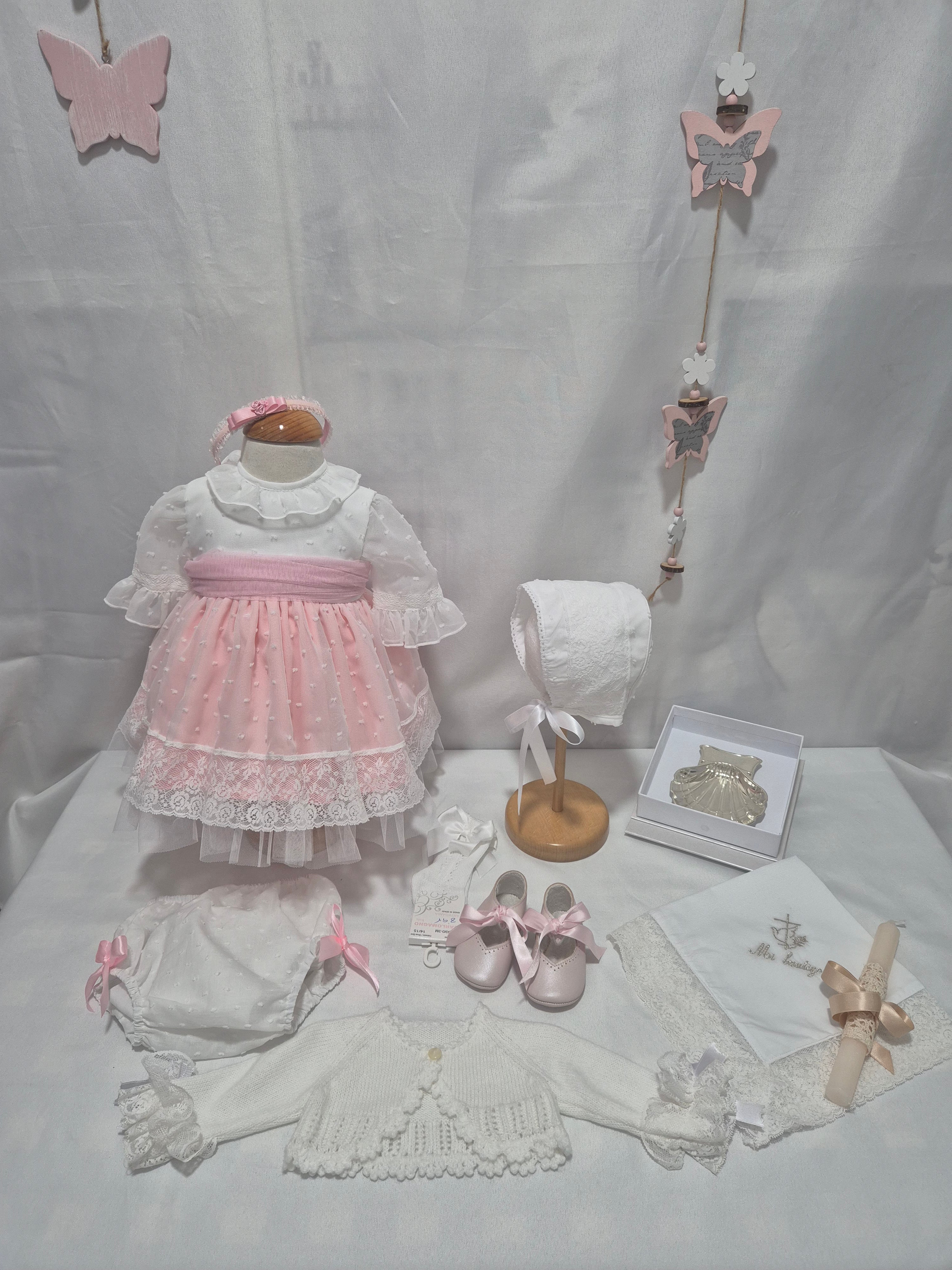 Vestido Ceremonia Abril media manga