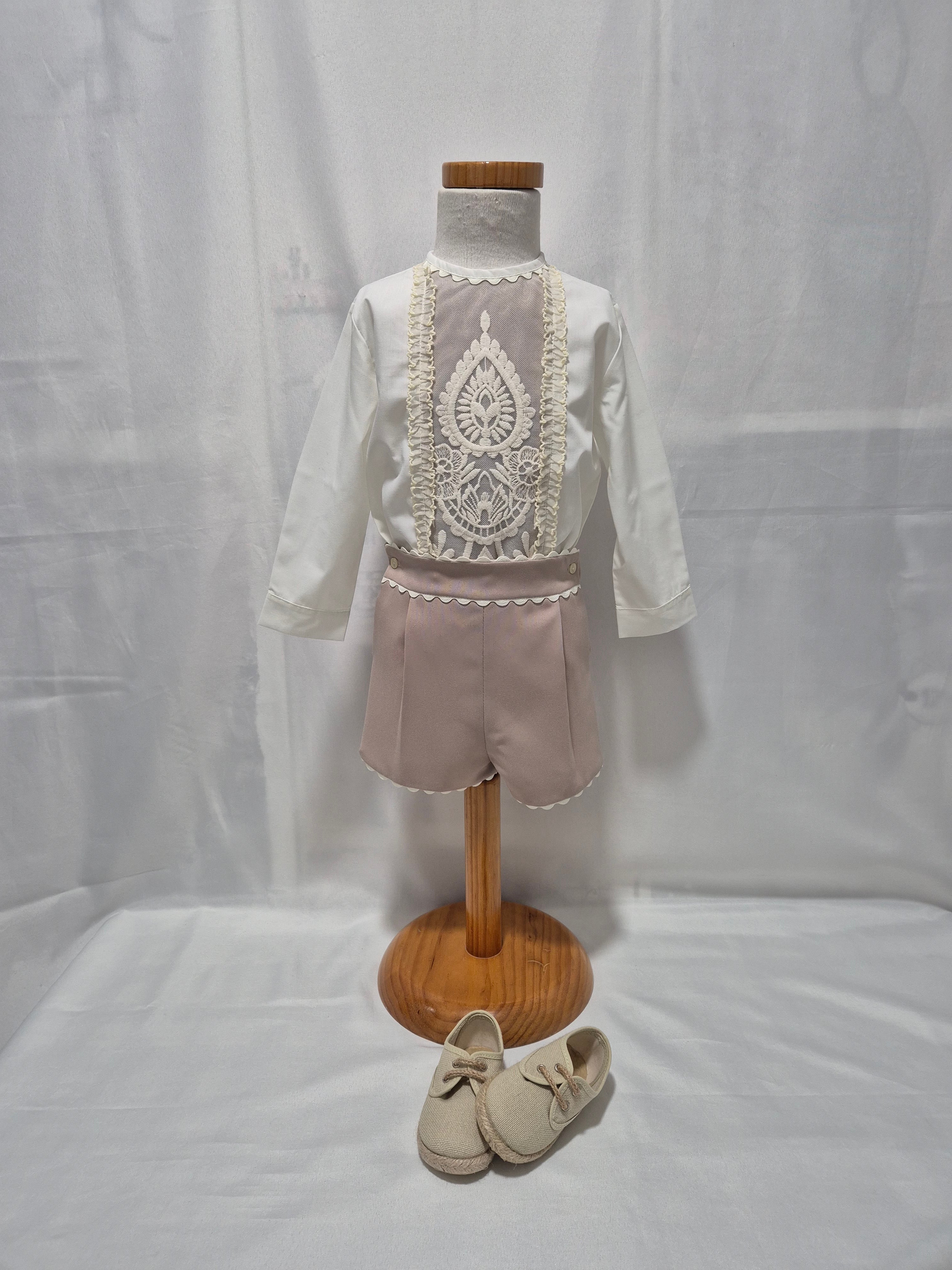 CONJUNTO FLAMENCO NIÑO BORDADO