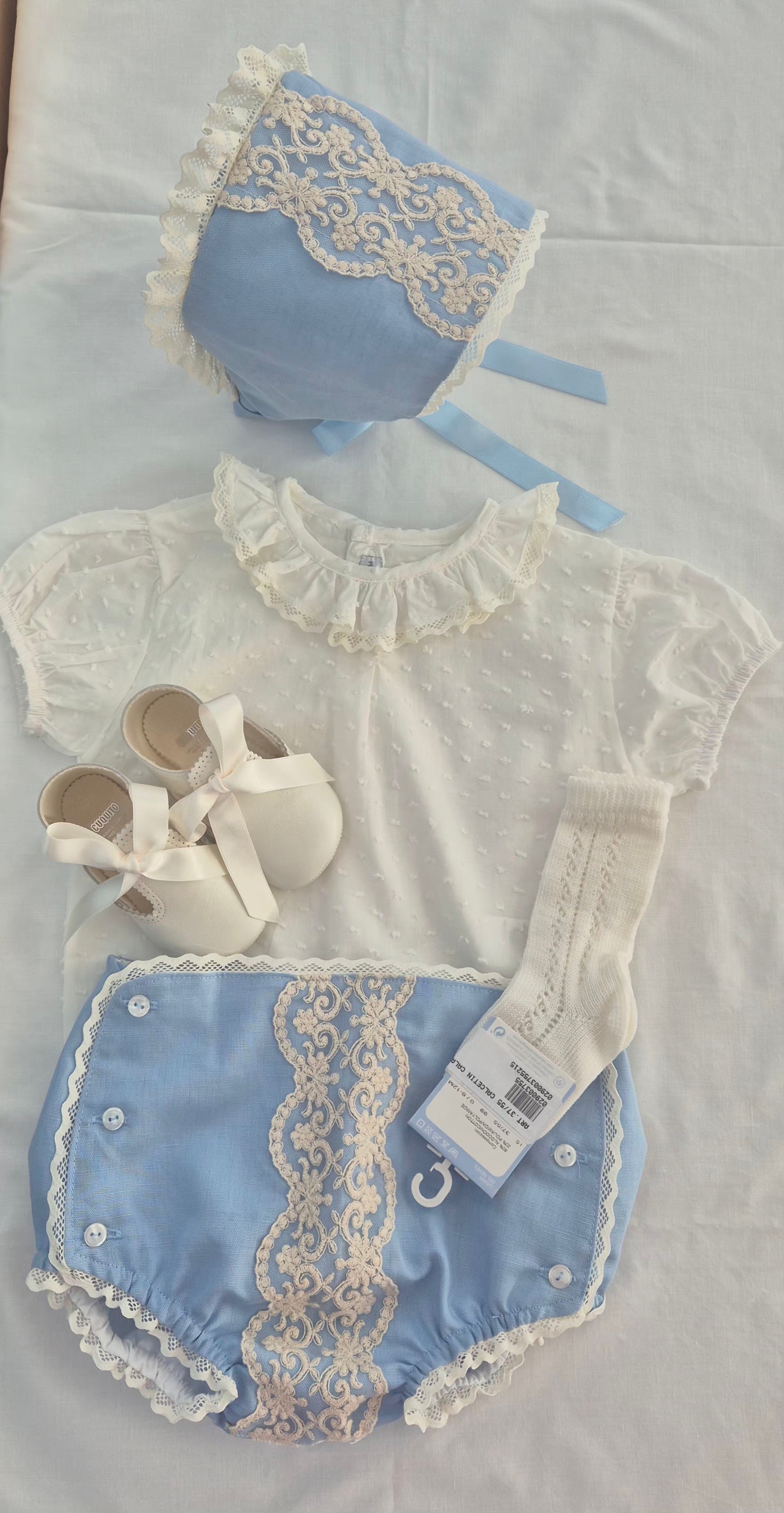 CONJUNTO BODY MANGAS CORTAS  MAS CUBRE MAS CAPOTA LINO