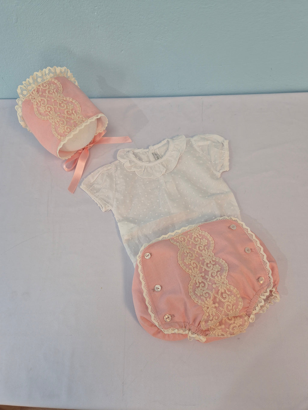 CONJUNTO BODY MANGAS CORTAS  MAS CUBRE MAS CAPOTA LINO