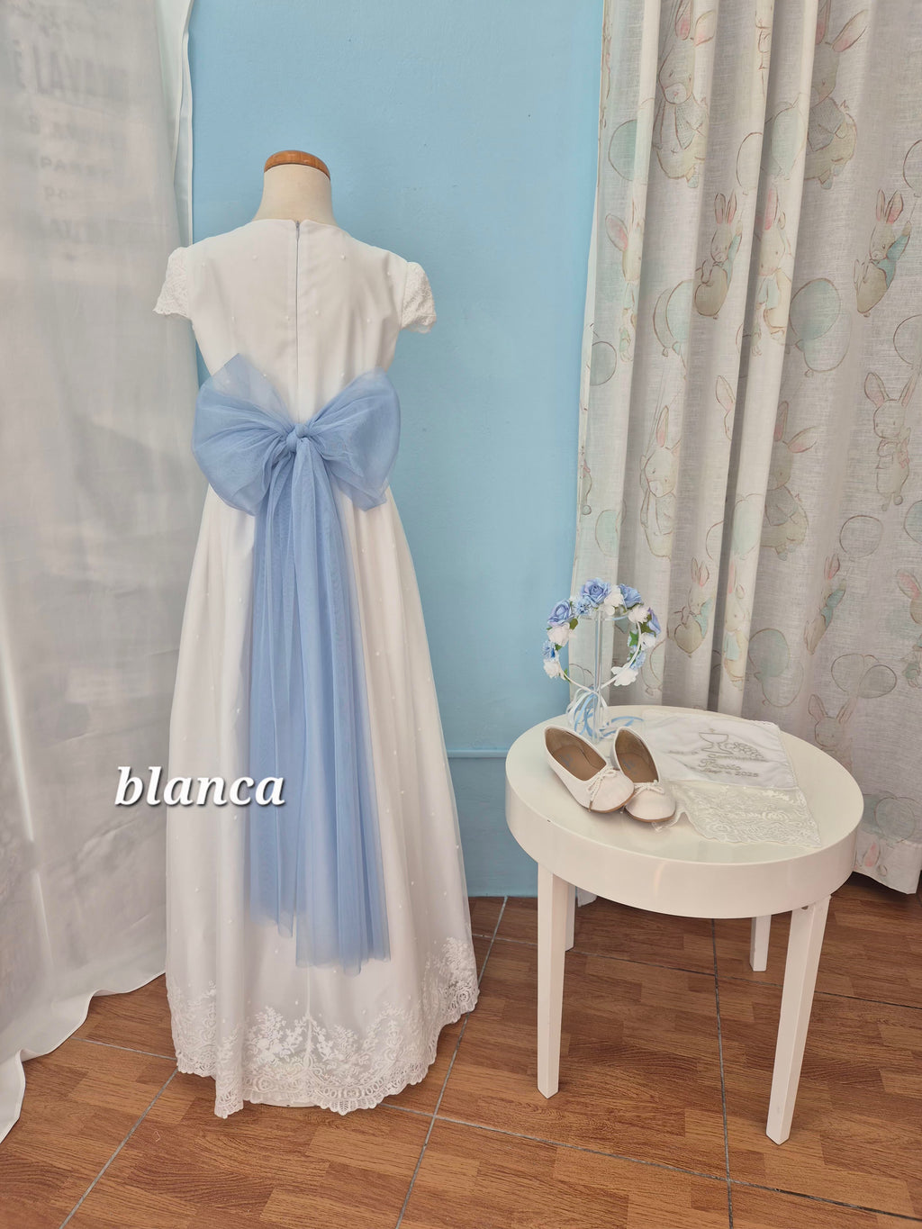 VESTIDO COMUNIÓN BLANCA OUTLET