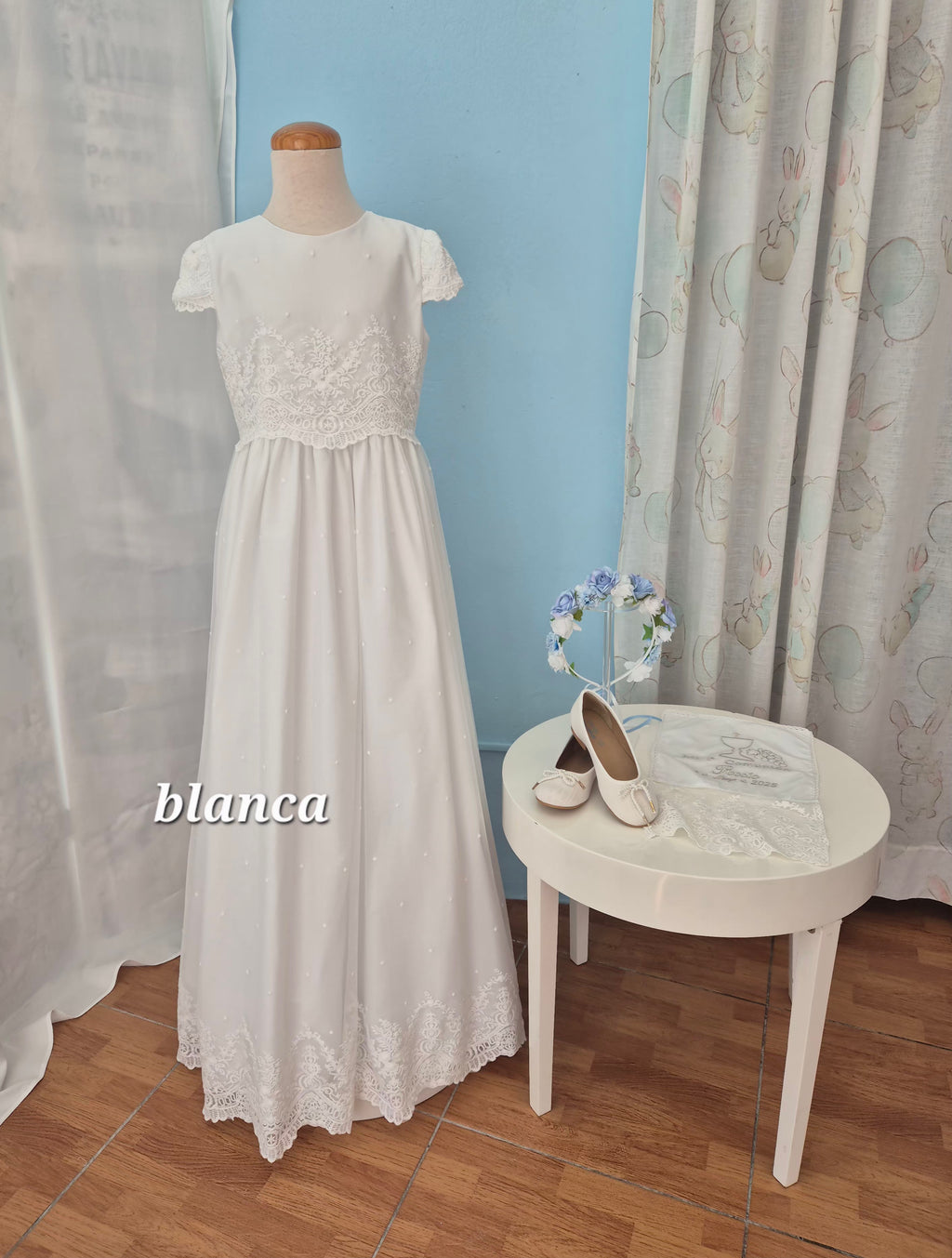 VESTIDO COMUNIÓN BLANCA OUTLET