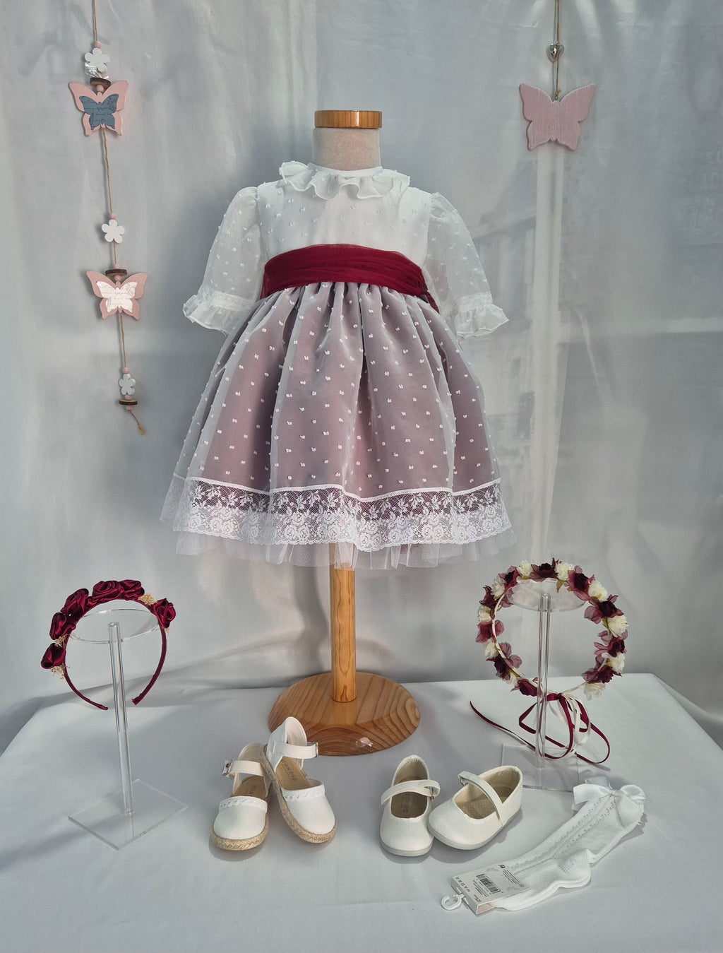 Vestido Ceremonia Abril media manga