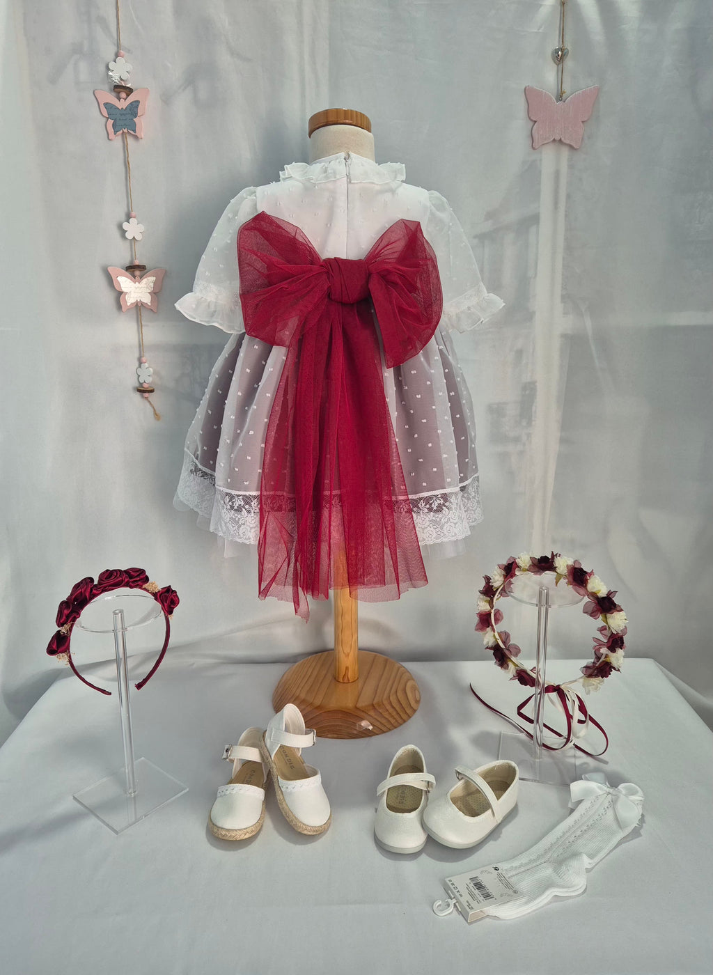 Vestido Ceremonia Abril media manga