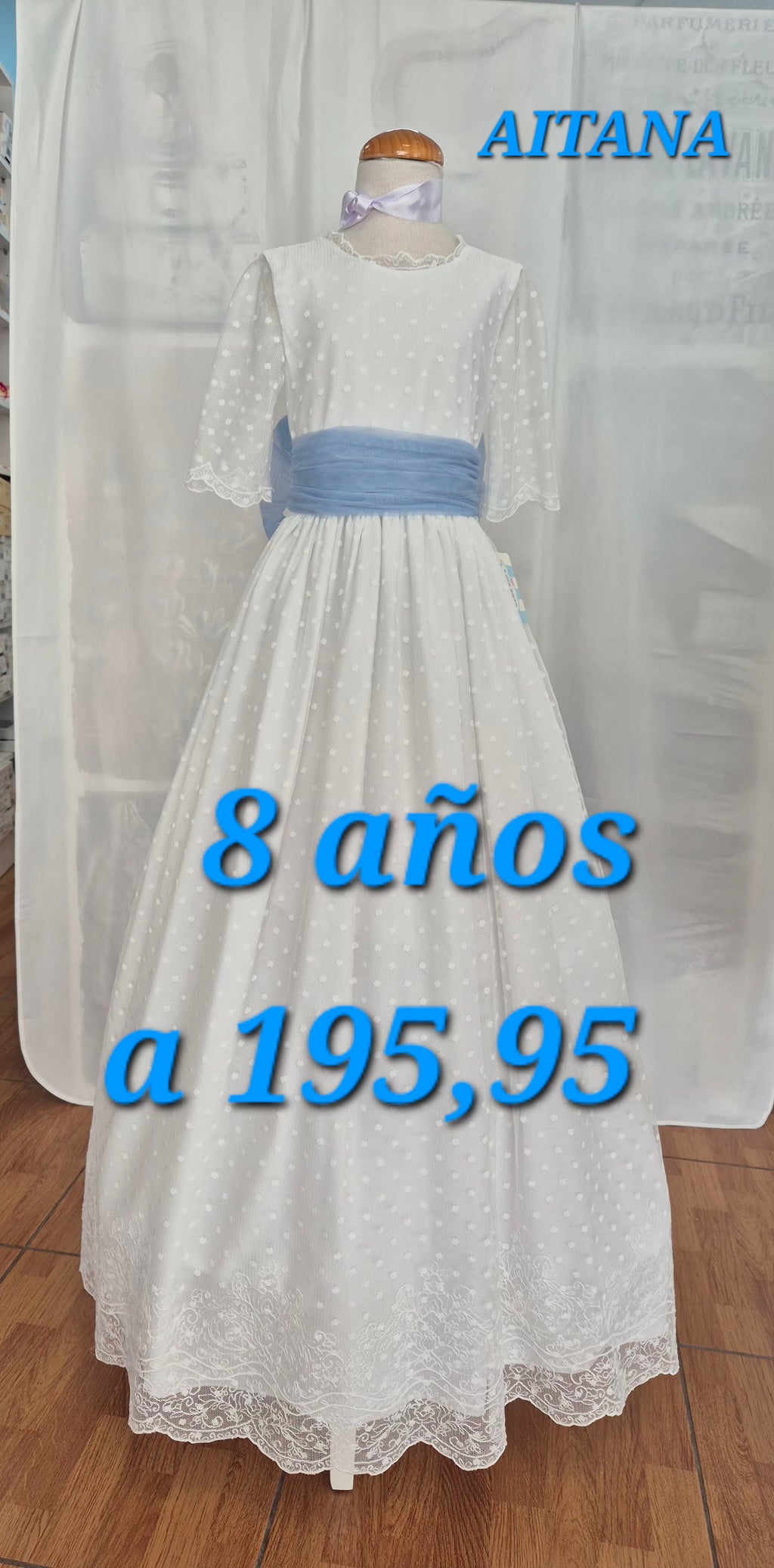VESTIDO COMUNIÓN AITANA OUTLET