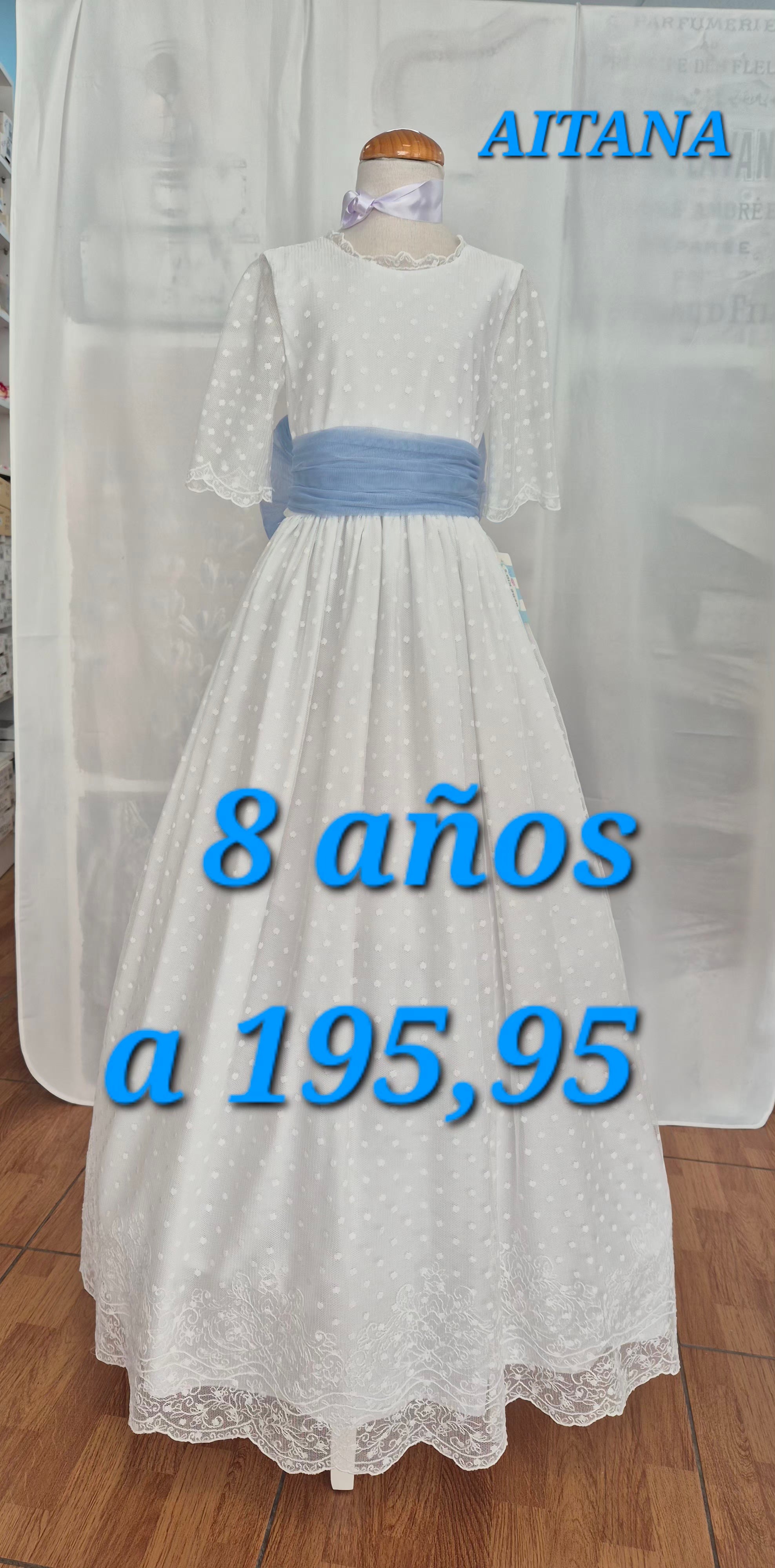 VESTIDO COMUNIÓN AITANA OUTLET