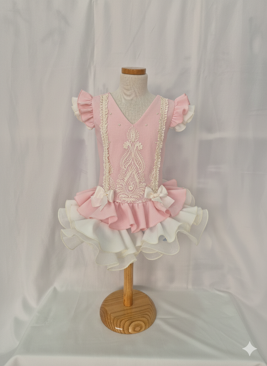 VESTIDO FLAMENCA BORDADO