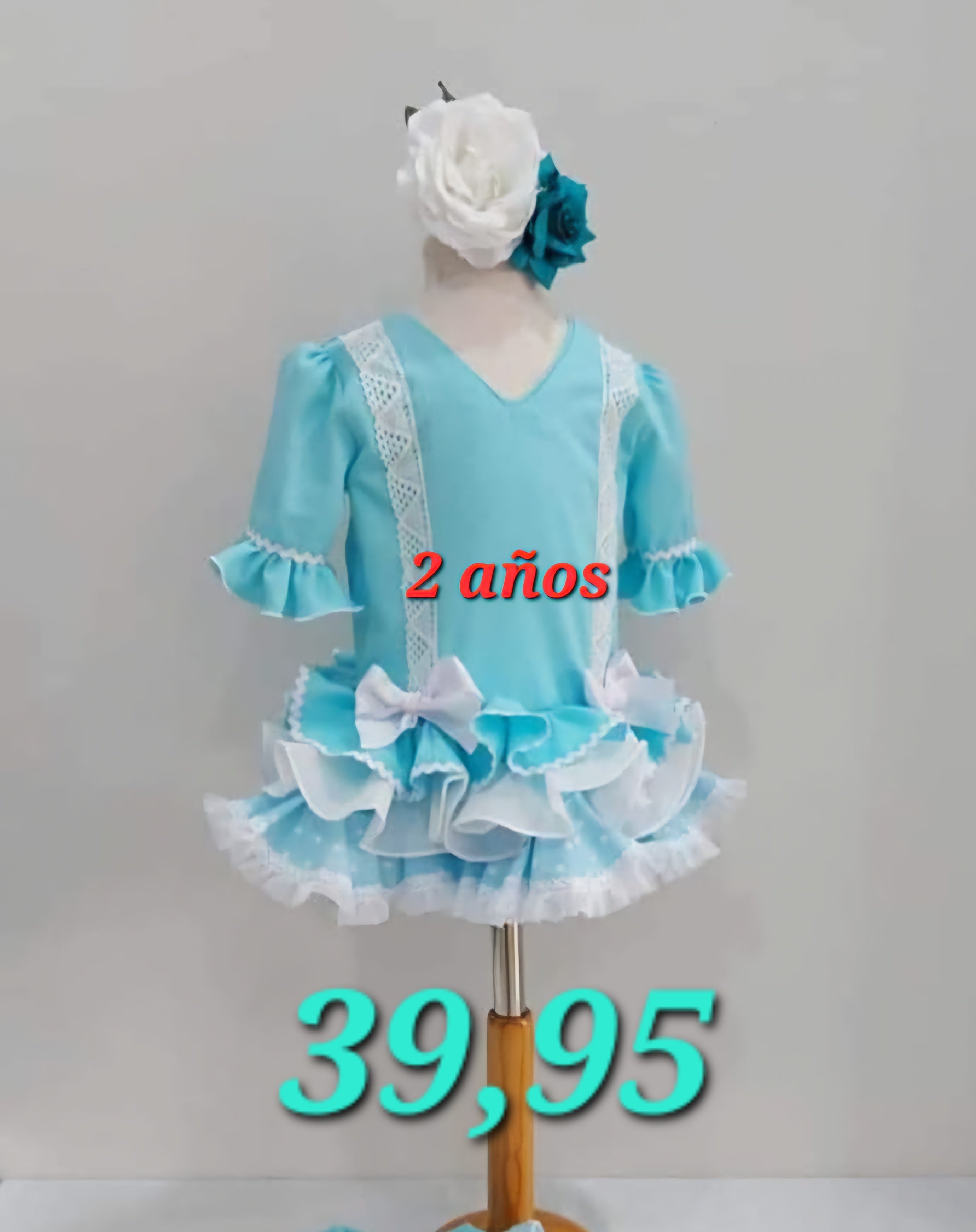 OUTLET VESTIDO FLAMENCA PIQUÉ