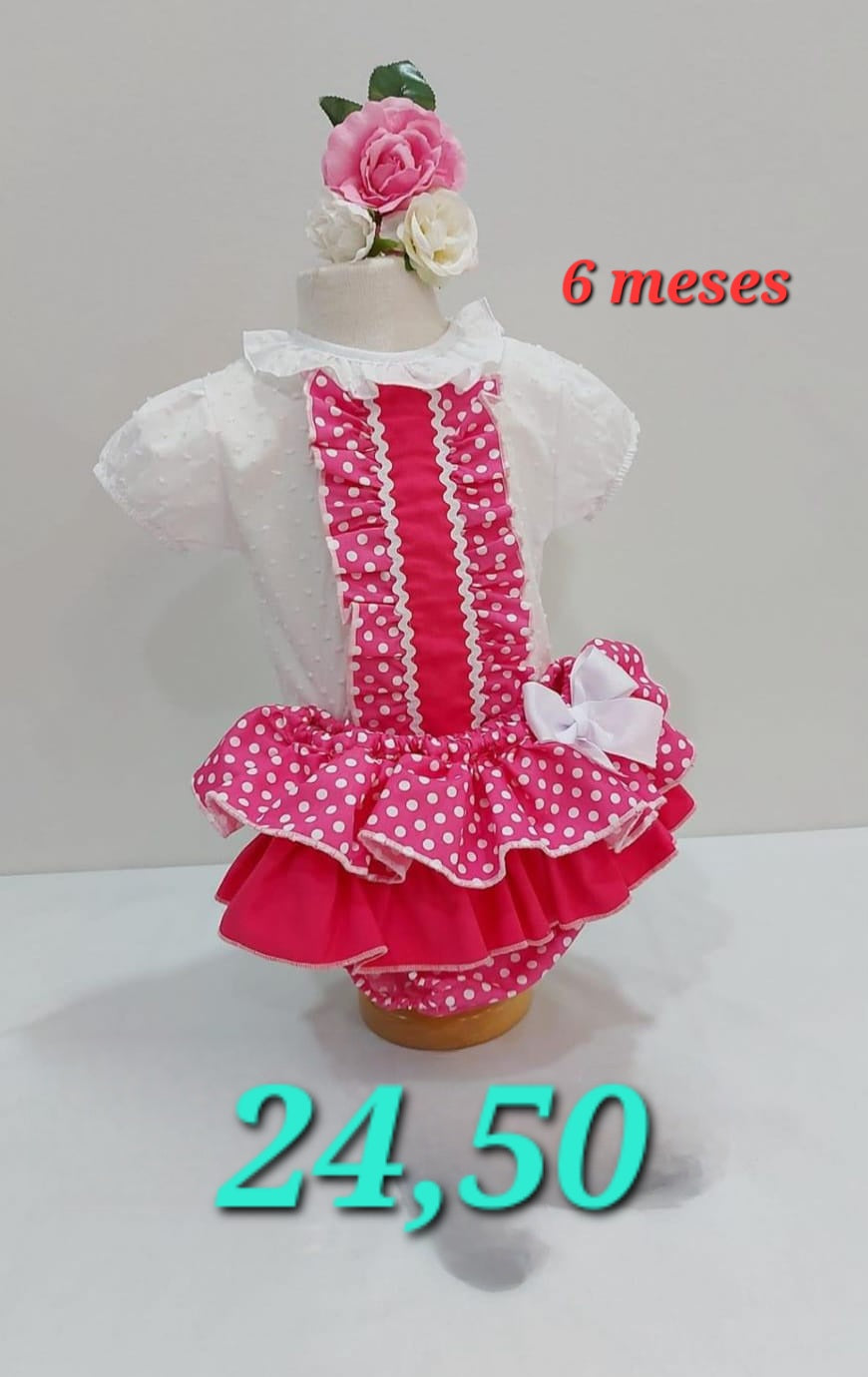 OUTLET CONJUNTO BRAGUITAS FLAMENCA