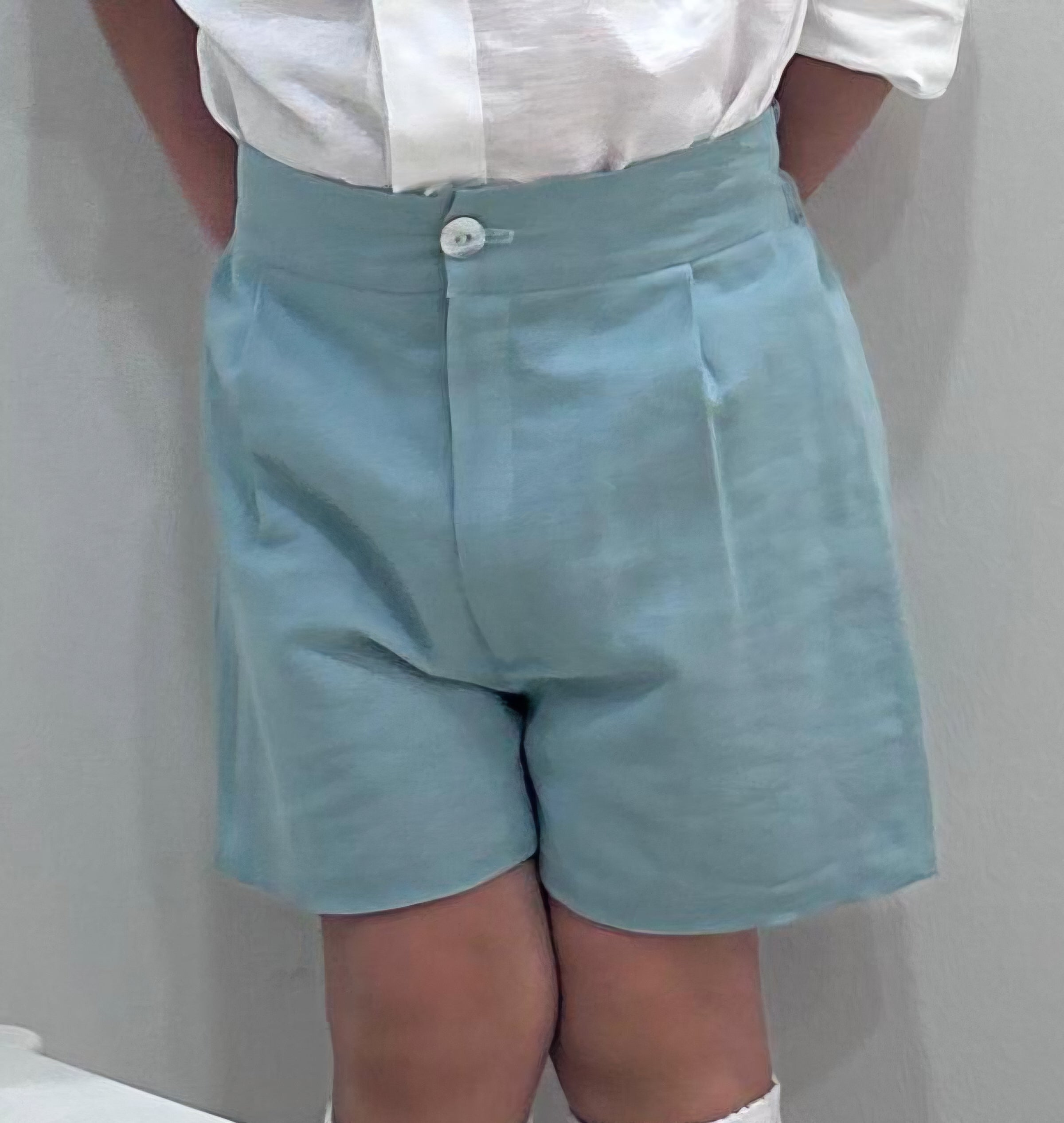 PANTALON BERMUDA LINO CEREMONIA