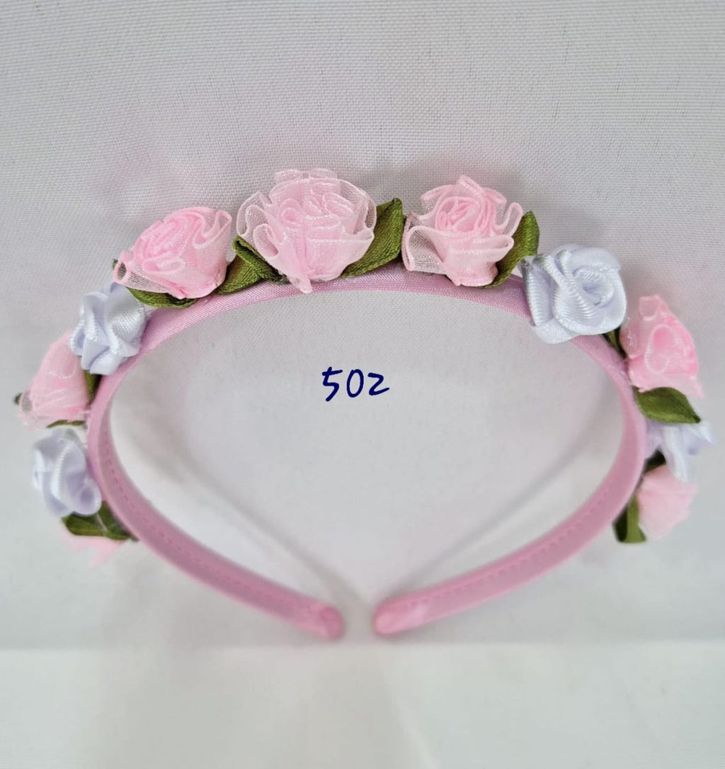 Diadema flor organza 502 tocados