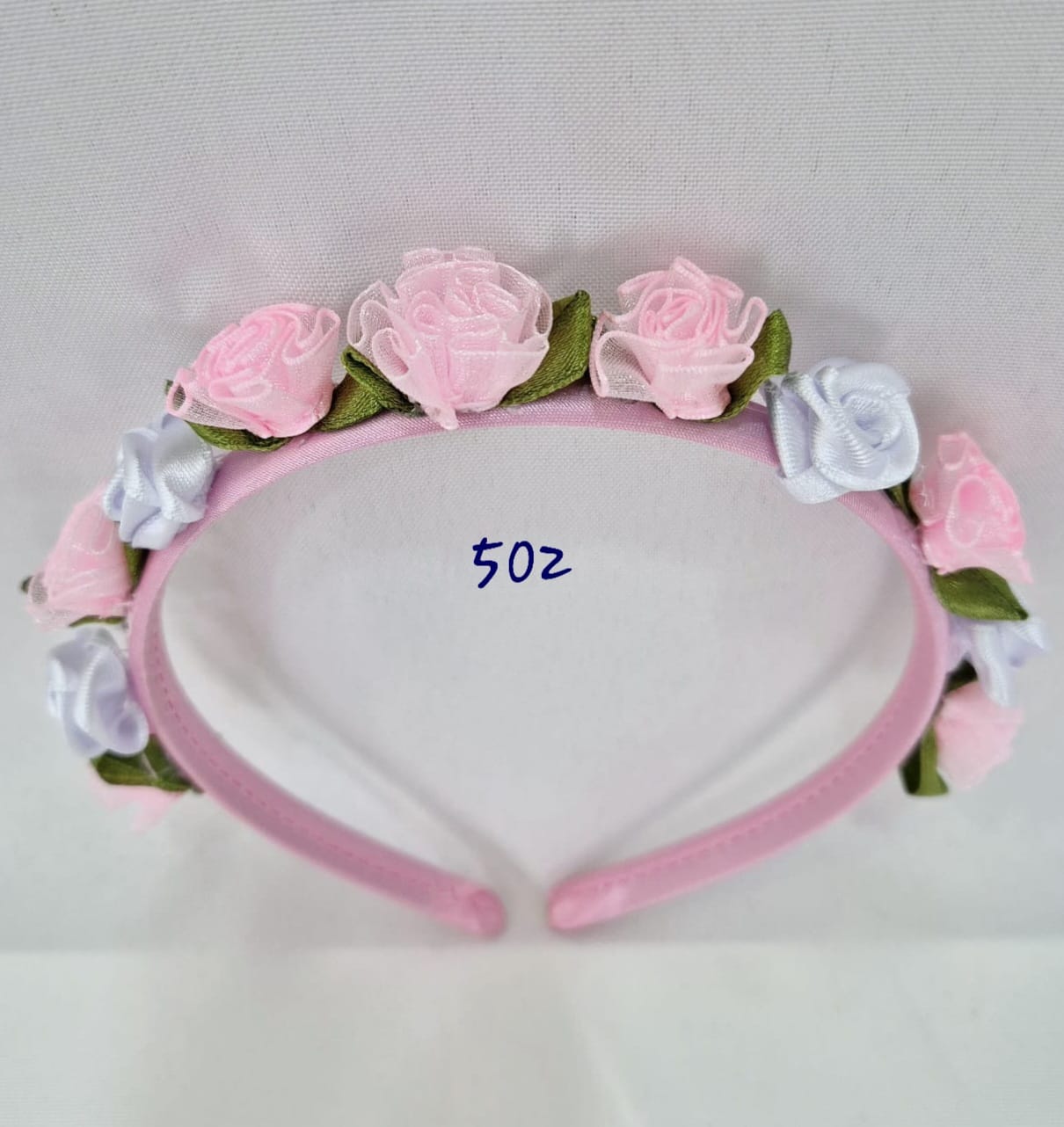 Diadema flor organza 502 tocados