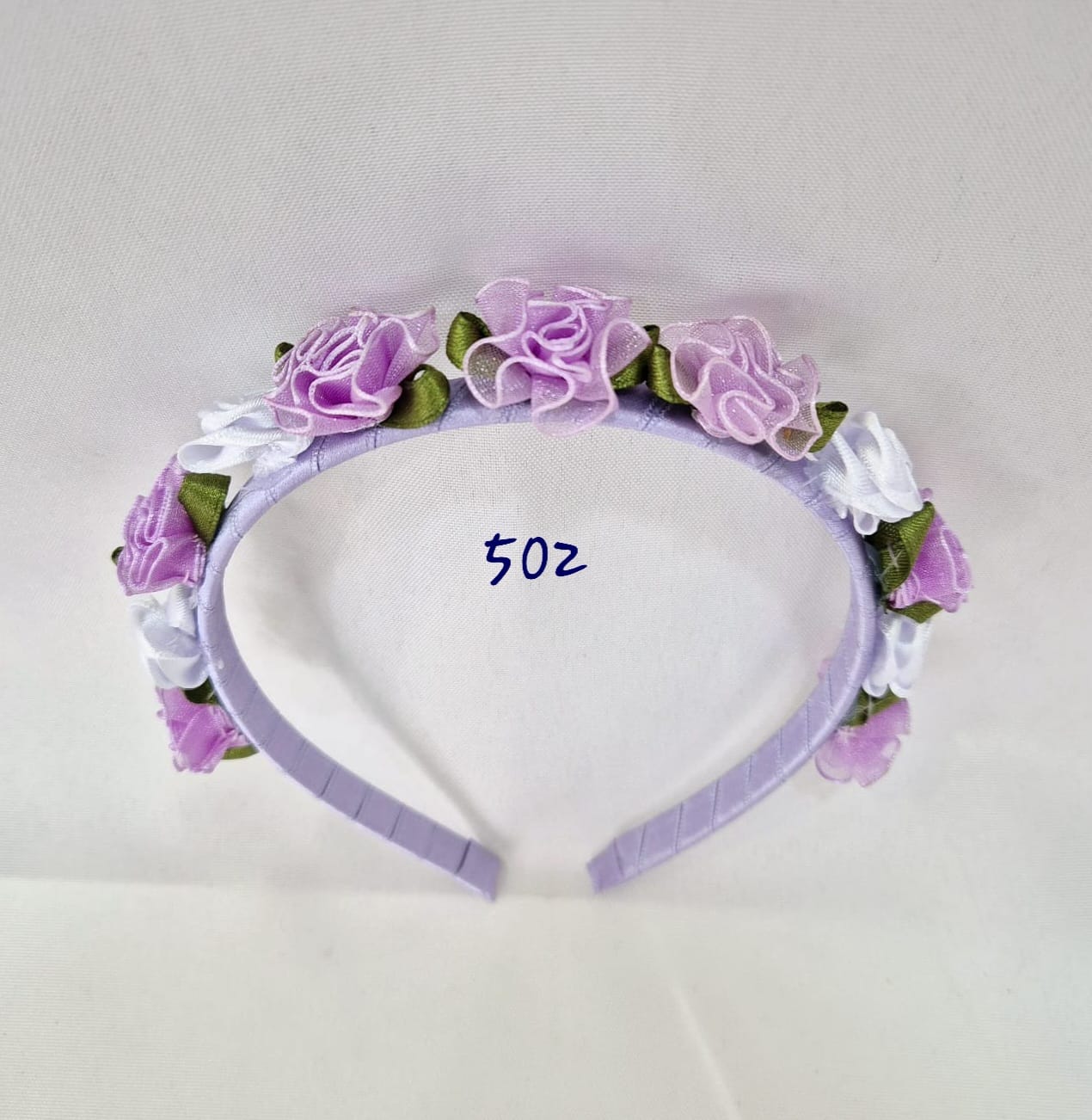 Diadema flor organza 502 tocados