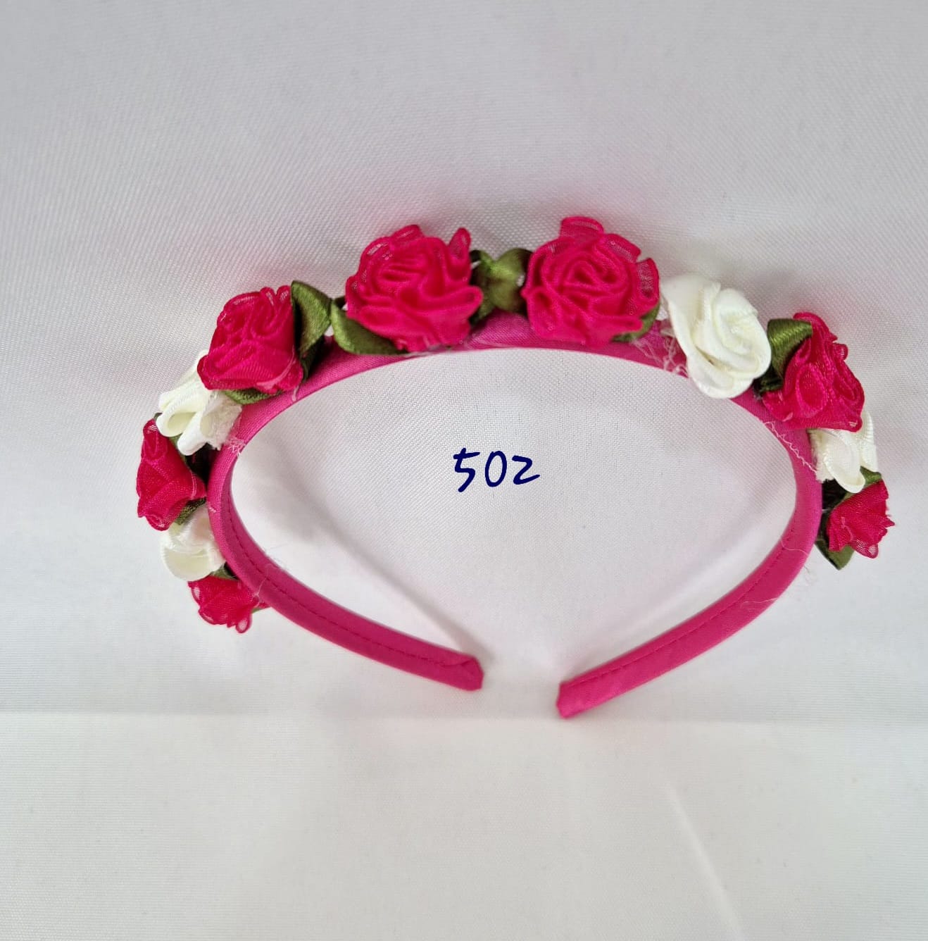 Diadema flor organza 502 tocados