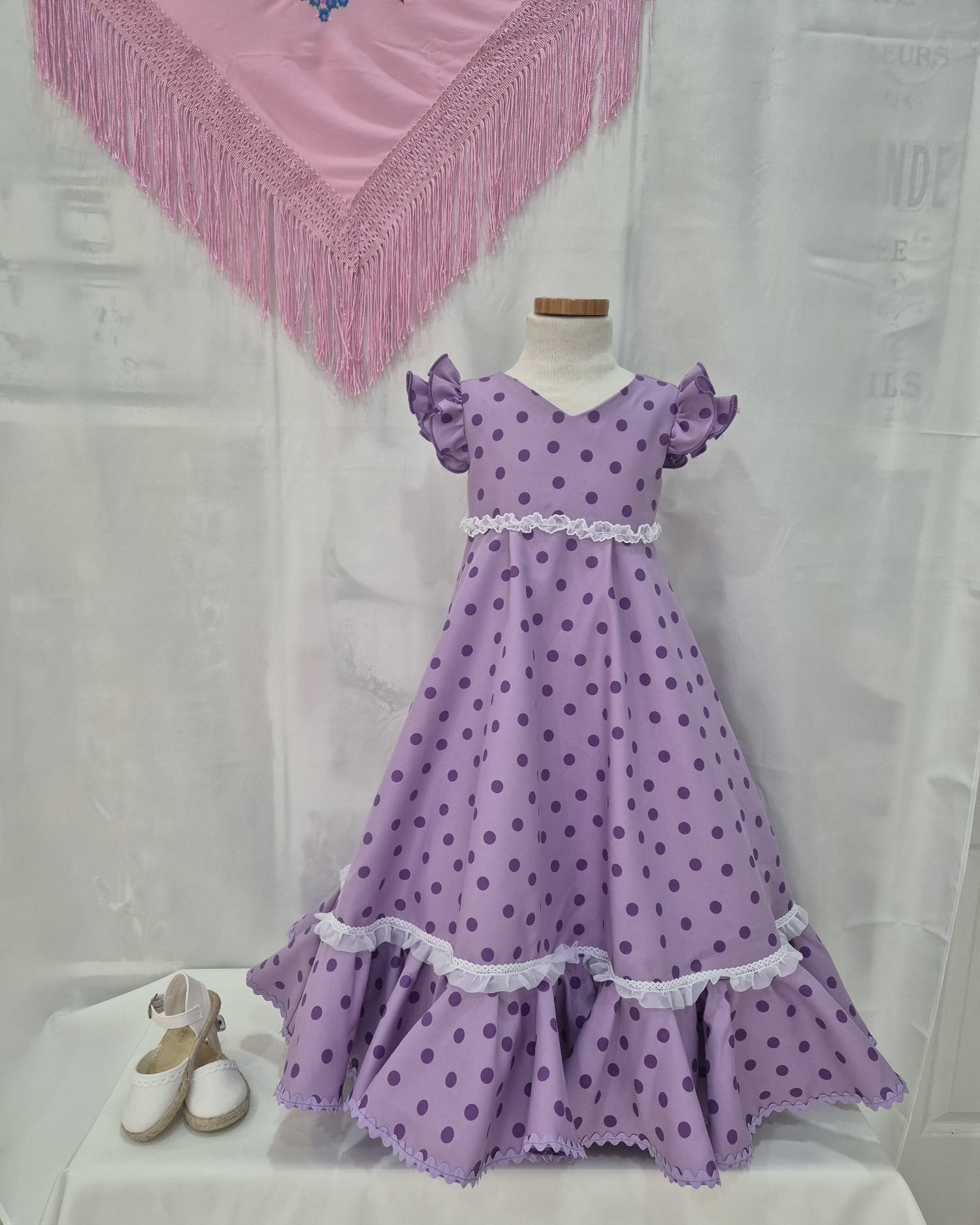 BATA FLAMENCA CAPA UN VOLANTE