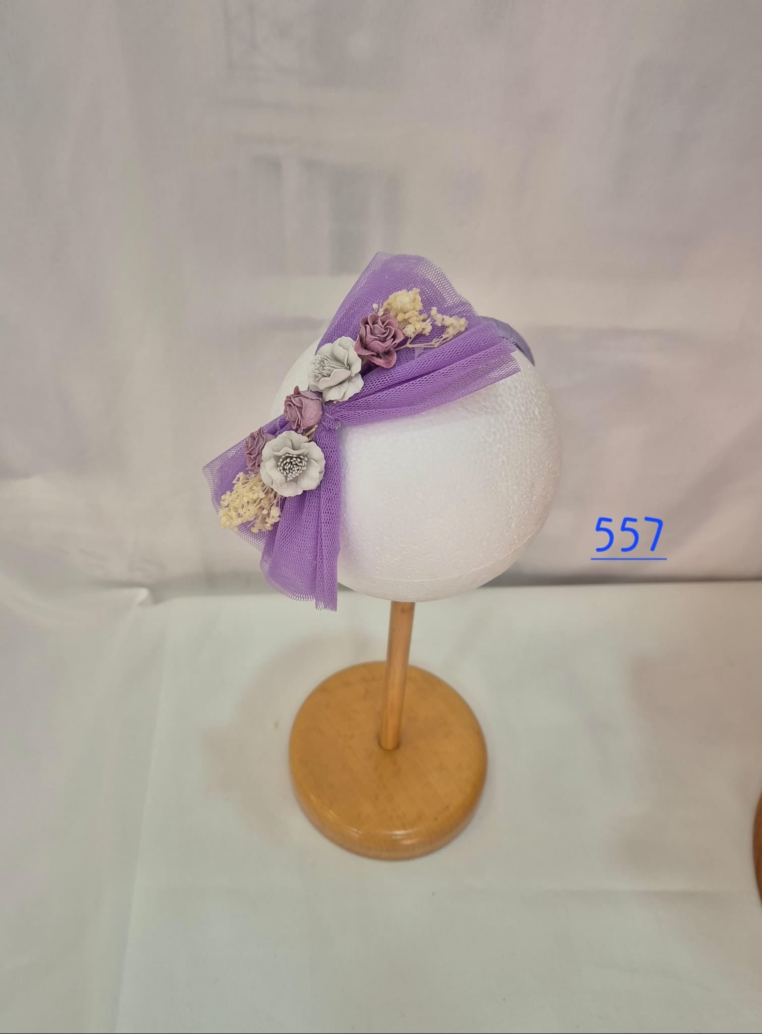 Diadema tul flor 557 tocados