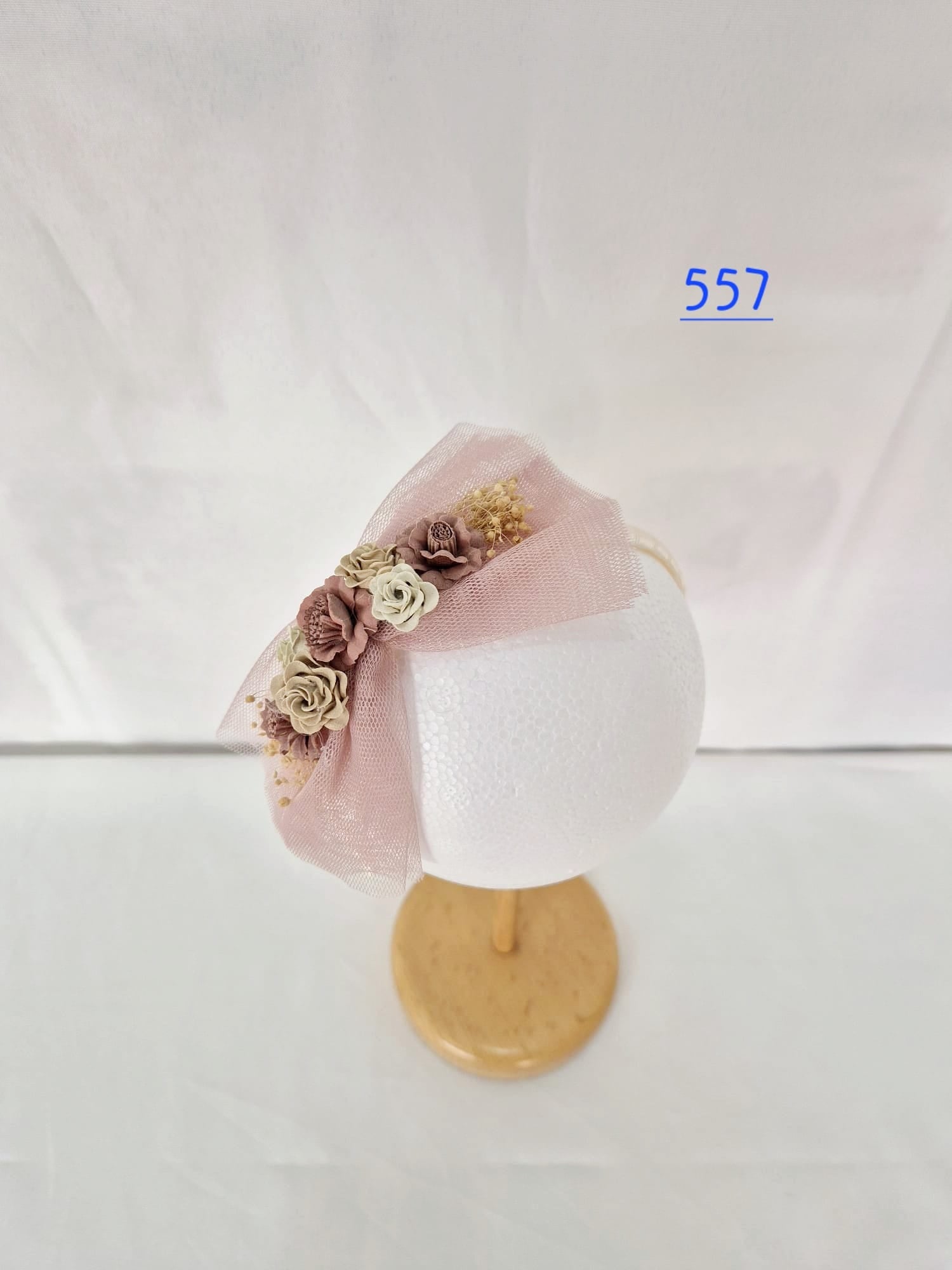 Diadema tul flor 557 tocados