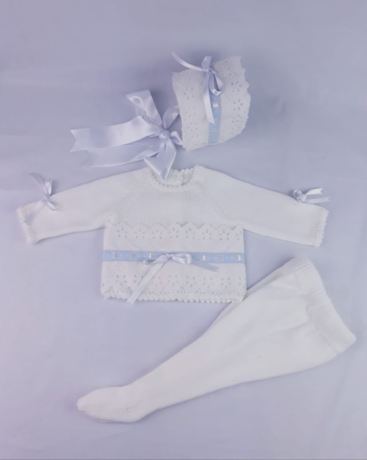 Conjunto polaina lana