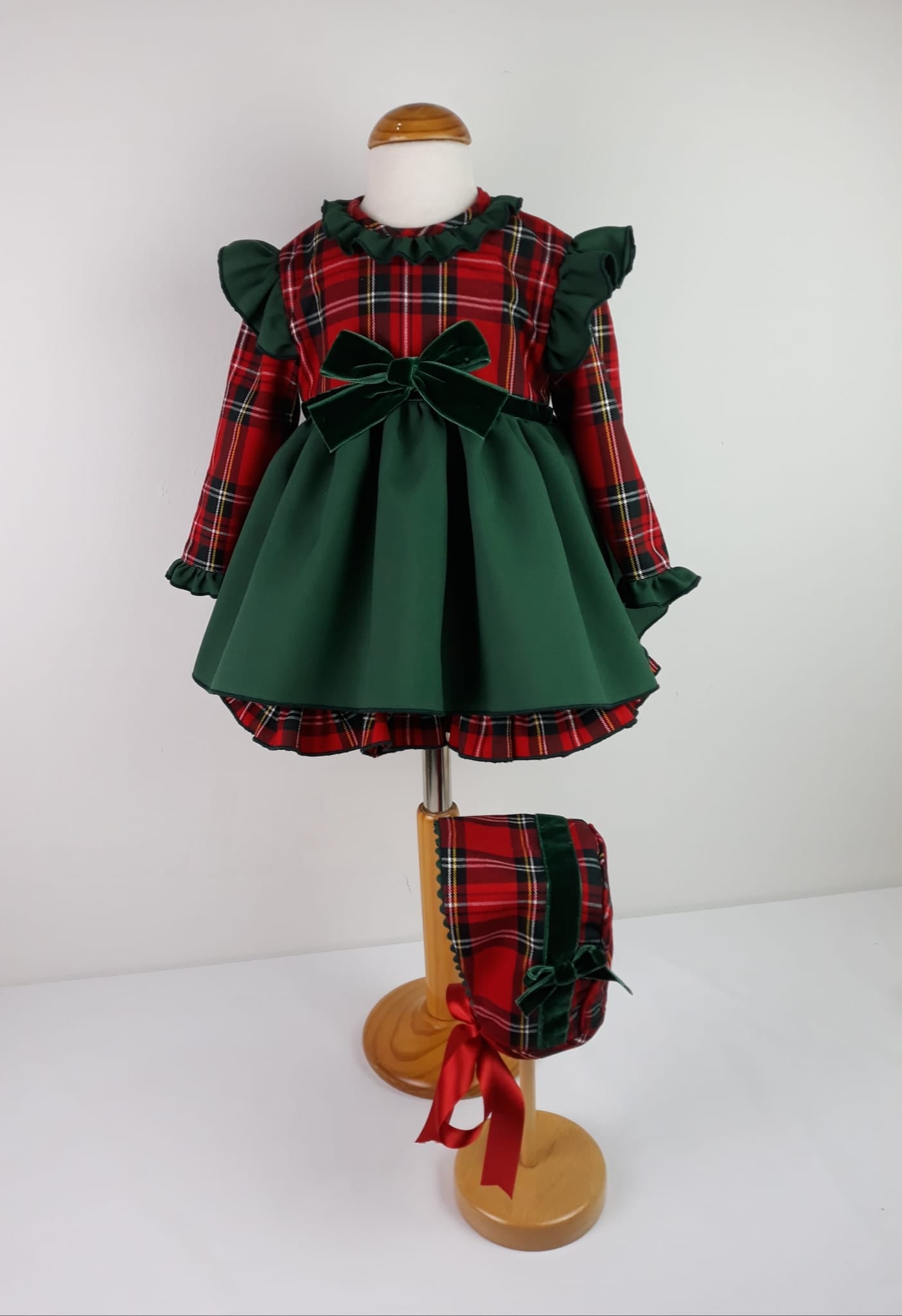 Vestido escoses navidad