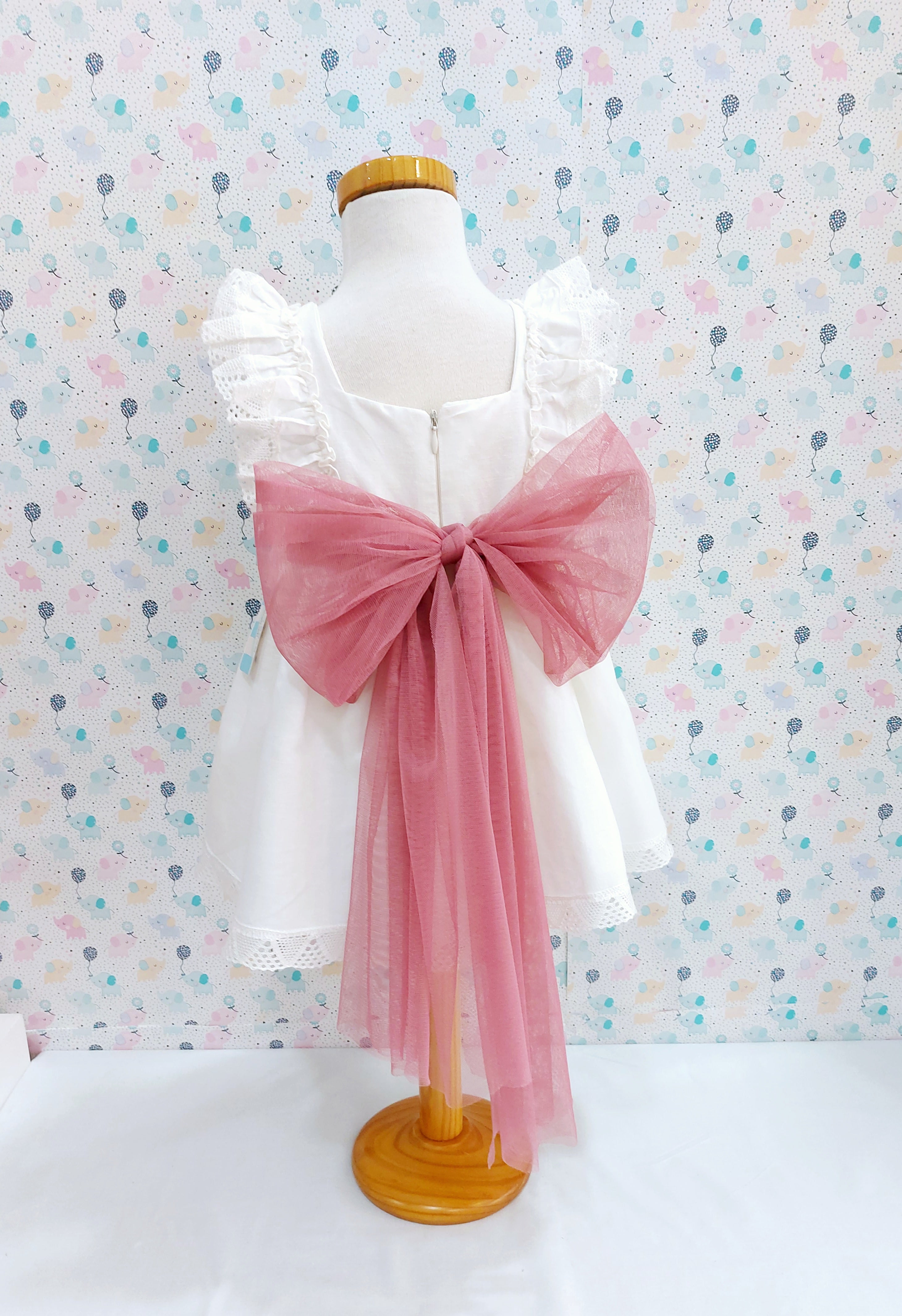 Vestido ceremonia Aroa sin mangas