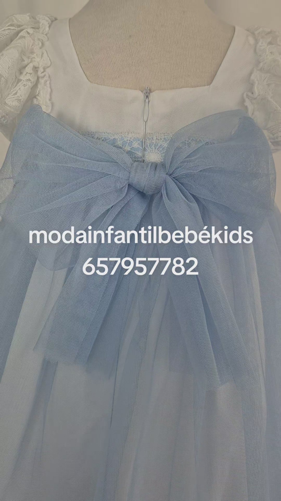 VESTIDO CIELO CEREMONIA